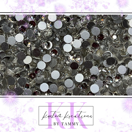 Crystal Glass Flatback Rhinestones 1440 CT