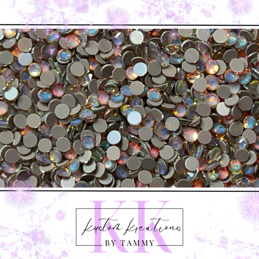 Mocha Coffee Opal Glass Flatback Rhinestones 1440 CT